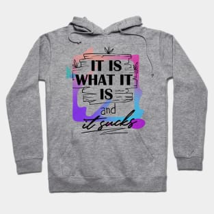 It is what it is, and it SUCKS Hoodie